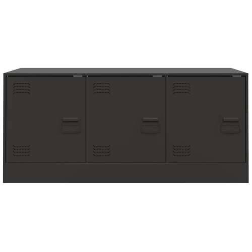 TV ormarić crni 99 x 39 x 44 cm čelični - Crna 1 Cijena