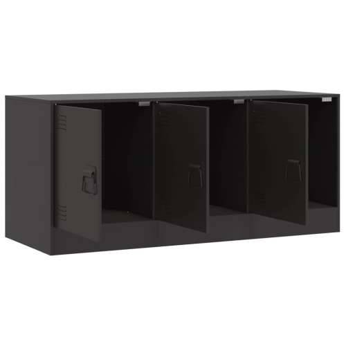 TV ormarić crni 99 x 39 x 44 cm čelični - Crna 1 Cijena