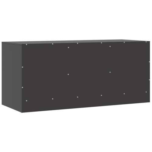 TV ormarić crni 99 x 39 x 44 cm čelični - Crna 1 Cijena