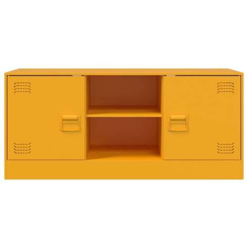 TV ormarić boja senfa 99 x 39 x 44 cm čelični - žuta boja senfa 1 Cijena