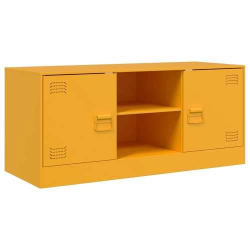 TV ormarić boja senfa 99 x 39 x 44 cm čelični - žuta boja senfa 1 Cijena