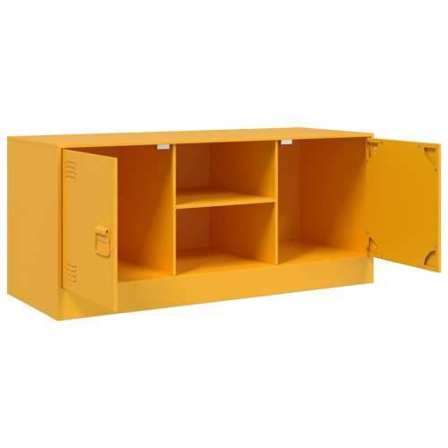 TV ormarić boja senfa 99 x 39 x 44 cm čelični - žuta boja senfa 1 Cijena