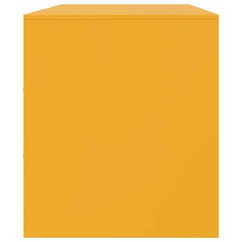 TV ormarić boja senfa 99 x 39 x 44 cm čelični - žuta boja senfa 1 Cijena