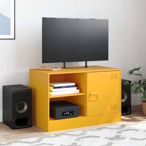 TV ormarić boja senfa 67 x 39 x 44 cm čelični - žuta boja senfa 1 Cijena