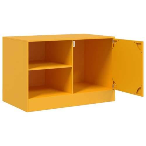 TV ormarić boja senfa 67 x 39 x 44 cm čelični - žuta boja senfa 1 Cijena