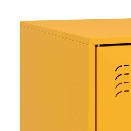 TV ormarić boja senfa 67 x 39 x 44 cm čelični - žuta boja senfa 1 Cijena