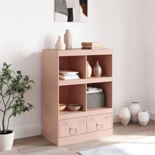 Visoka komoda ružičasta 67 x 39 x 95 cm čelična - Ružičasta 1 Cijena