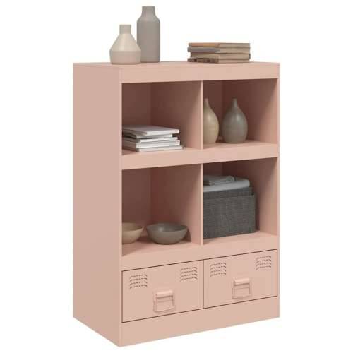Visoka komoda ružičasta 67 x 39 x 95 cm čelična - Ružičasta 1 Cijena