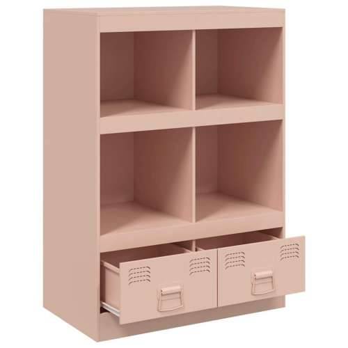 Visoka komoda ružičasta 67 x 39 x 95 cm čelična - Ružičasta 1 Cijena