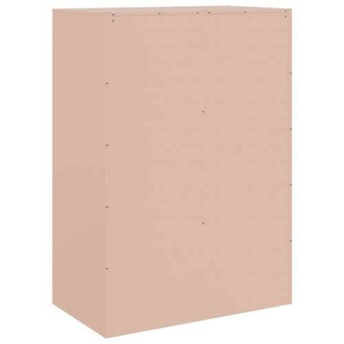 Visoka komoda ružičasta 67 x 39 x 95 cm čelična - Ružičasta 1 Cijena