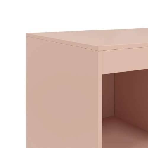 Visoka komoda ružičasta 67 x 39 x 95 cm čelična - Ružičasta 1 Cijena