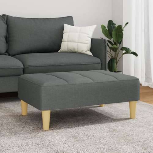 Tabure tamnosivi 77x55x31 cm od tkanine - Tamno siva 1 Cijena