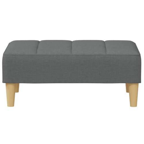 Tabure tamnosivi 77x55x31 cm od tkanine - Tamno siva 1 Cijena