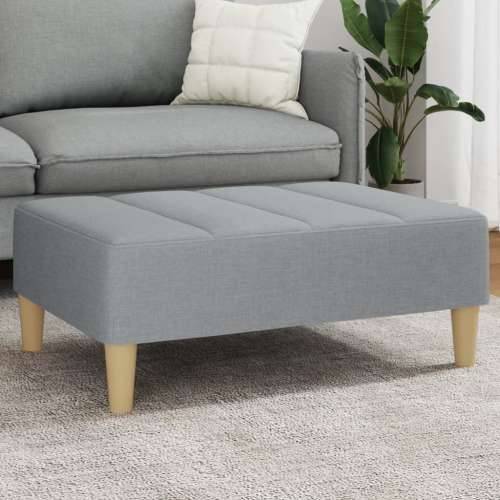 Tabure svjetlosivi 77x55x31 cm od tkanine - Svjetlosiva 1 Cijena