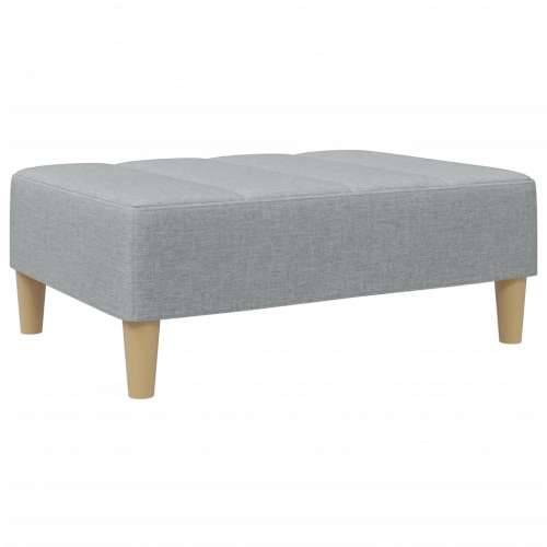 Tabure svjetlosivi 77x55x31 cm od tkanine - Svjetlosiva 1 Cijena