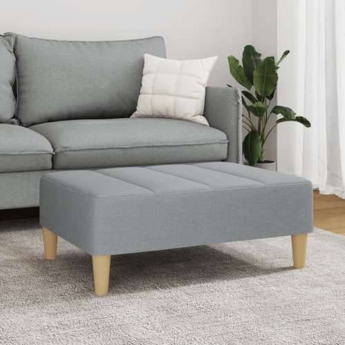 Tabure svjetlosivi 77x55x31 cm od tkanine - Svjetlosiva 1 Cijena