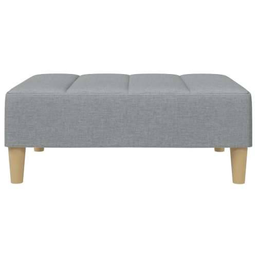 Tabure svjetlosivi 77x55x31 cm od tkanine - Svjetlosiva 1 Cijena