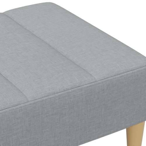 Tabure svjetlosivi 77x55x31 cm od tkanine - Svjetlosiva 1 Cijena