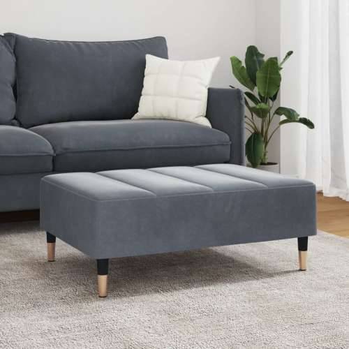 Tabure tamnosivi 77x55x31 cm baršunasti - Tamno siva 1 Cijena