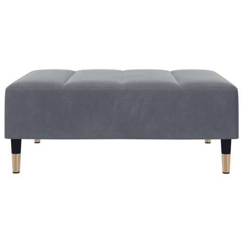 Tabure tamnosivi 77x55x31 cm baršunasti - Tamno siva 1 Cijena