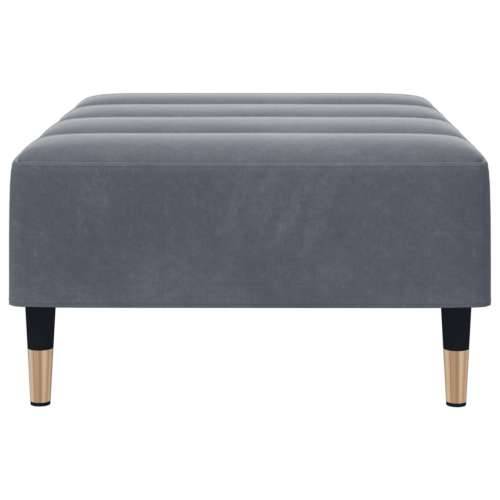 Tabure tamnosivi 77x55x31 cm baršunasti - Tamno siva 1 Cijena