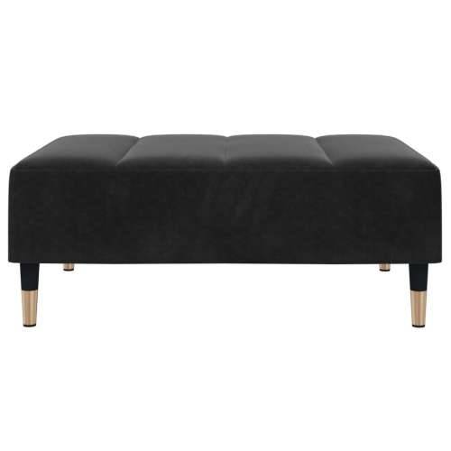 Tabure crni 77x55x31 cm baršunasti - Crna 1 Cijena