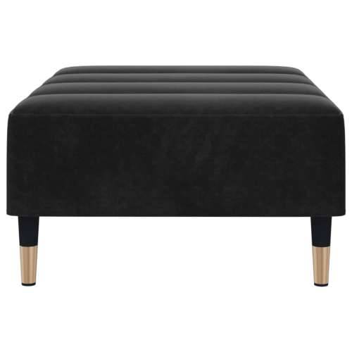 Tabure crni 77x55x31 cm baršunasti - Crna 1 Cijena