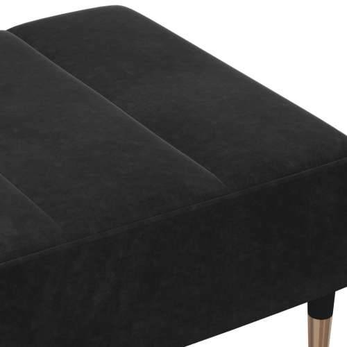 Tabure crni 77x55x31 cm baršunasti - Crna 1 Cijena