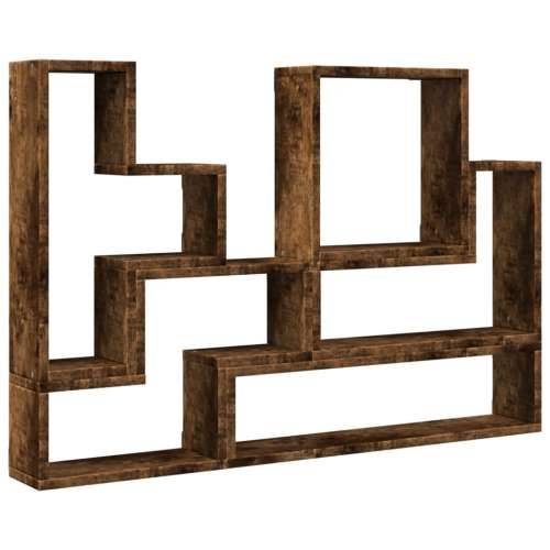 Zidna polica boja dimljenog hrasta 96x12x64cm konstruirano drvo - Dimljeni hrast 1 Cijena