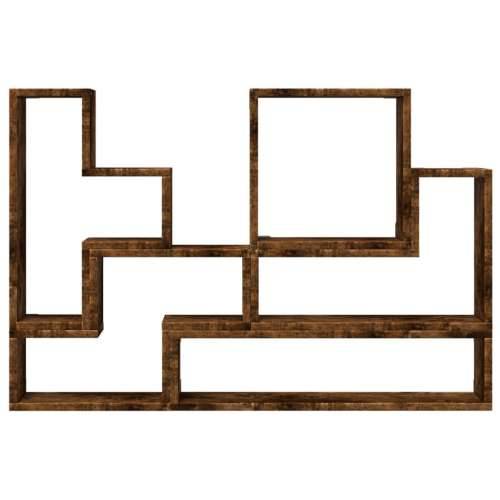 Zidna polica boja dimljenog hrasta 96x12x64cm konstruirano drvo - Dimljeni hrast 1 Cijena