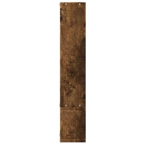 Zidna polica boja dimljenog hrasta 96x12x64cm konstruirano drvo - Dimljeni hrast 1 Cijena