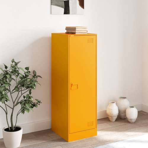 Komoda boja senfa 34,5 x 39 x 107 cm čelični - žuta boja senfa 1 Cijena
