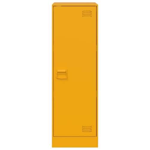 Komoda boja senfa 34,5 x 39 x 107 cm čelični - žuta boja senfa 1 Cijena