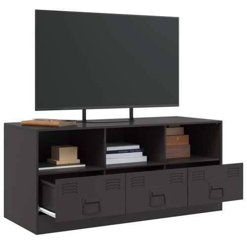 TV ormarić crni 99 x 39 x 44 cm čelični - Crna 1 Cijena