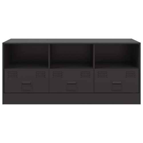 TV ormarić crni 99 x 39 x 44 cm čelični - Crna 1 Cijena