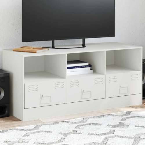 TV ormarić bijeli 99 x 39 x 44 cm čelični - Bijela 1 Cijena