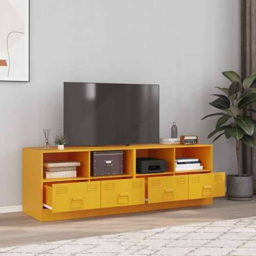 TV ormarići 2 kom boja senfa 67 x 39 x 44 cm čelični - žuta boja senfa 2 Cijena