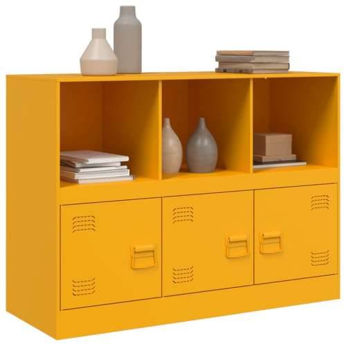 Komoda boja senfa 99 x 39 x 73 cm čelični - žuta boja senfa 1 Cijena