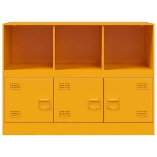 Komoda boja senfa 99 x 39 x 73 cm čelični - žuta boja senfa 1 Cijena