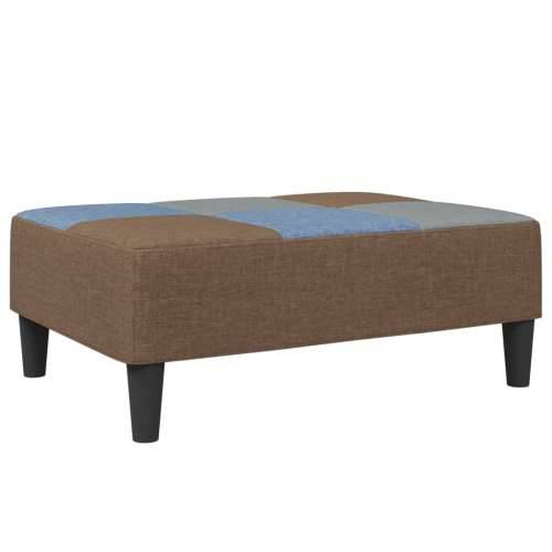 Tabure s patchworkom crni 77x55x31 cm od tkanine Cijena
