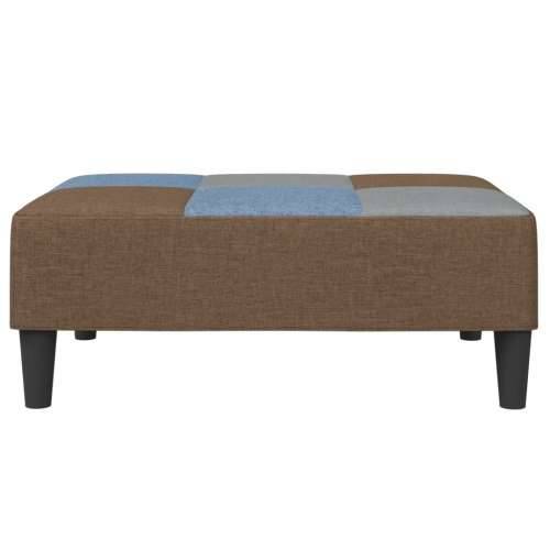 Tabure s patchworkom crni 77x55x31 cm od tkanine Cijena