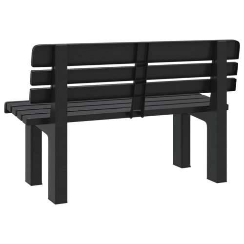 Vrtna klupa antracit 110 x 52 x 71 cm od polipropilena - Antracit 1 2 Cijena