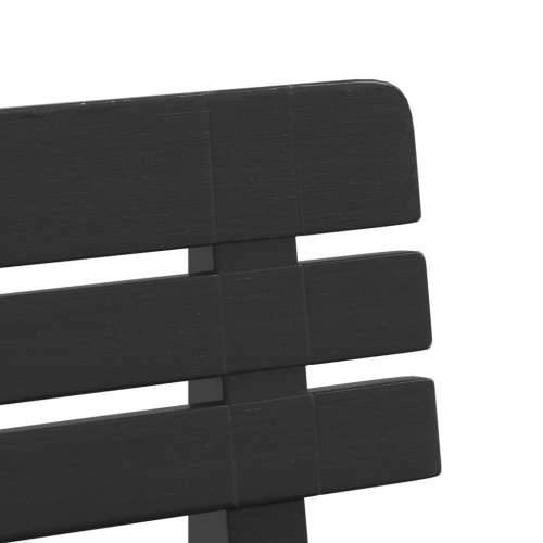 Vrtna klupa antracit 110 x 52 x 71 cm od polipropilena - Antracit 1 2 Cijena