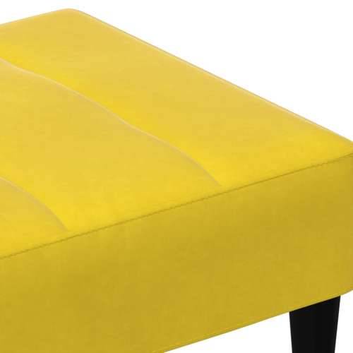 Tabure žuti 77x55x31 cm baršunasti - Žuta 1 Cijena