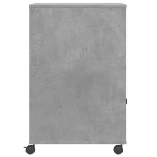 Stalak za pisač s kotačima betonska siva 60 x 48 x 74 cm - Beton siva Cijena