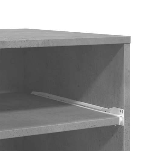 Stalak za pisač s kotačima betonska siva 60 x 48 x 74 cm - Beton siva Cijena