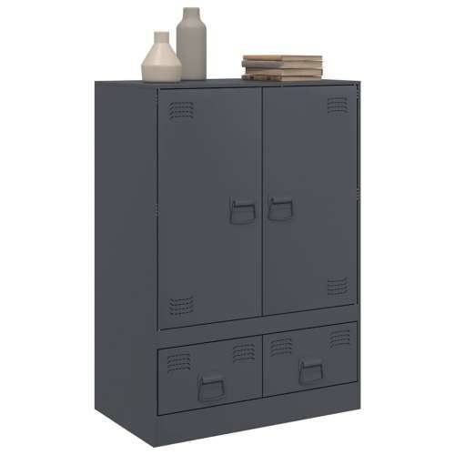 Visoka komoda antracit 67 x 39 x 95 cm čelična - Antracit 1 Cijena
