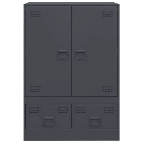 Visoka komoda antracit 67 x 39 x 95 cm čelična - Antracit 1 Cijena