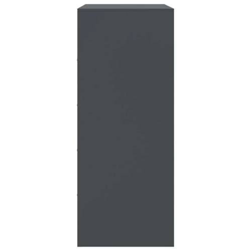 Visoka komoda antracit 67 x 39 x 95 cm čelična - Antracit 1 Cijena