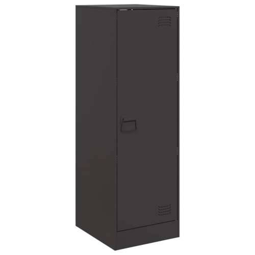 Komoda crna 34,5 x 39 x 107 cm čelična - Crna 1 Cijena